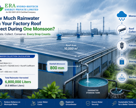 industrial rainwater harvesting system - Era Hydro Biotech industrial rainwater harvesting system
